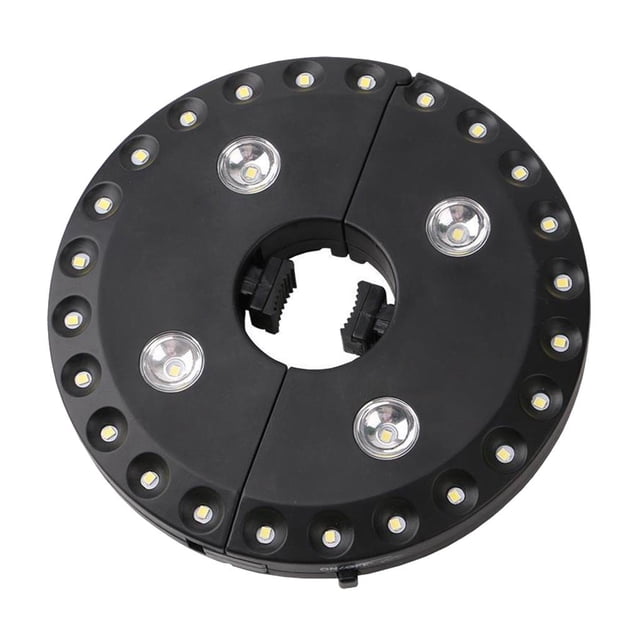 Luz Blanca del poste del del Patio LED para el césped del jardín del Patio brillante y ahorro de energía Negro Baoblaze Luz blanca para carpa de patio