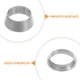 thumbnail image 3 of CRAFTHROU 12Ud Ferrules De Acero Inoxidable 3/8 Con Doble Manga Para Seguras En Industriales, 3 of 8