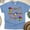 CarolinaBlue, variant on Autism Awareness Puzzle Bow Shirt – Colorful Heart Brain & Ribbon Tee, Natural, Size 3XL