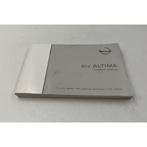 2012 Nissan Altima Owners Manual OEM I03B51012
