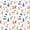 Mint Cream White, variant on Castle Fairy Cute Woodland Critter 7-Piece Twin Bedding,Fox Raccoon Deer Squirrel Pine Bedding Comforter Set,Mint Cream White,Reversible