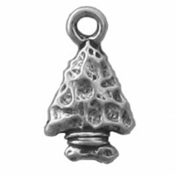 Sterling Silver 16" .8mm Box Chain 3D Mini Arrowhead Pendant Necklace