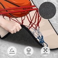 thumbnail image 3 of Pofeuu Basketball Shot Print Car Foot Mat Set of 4 Pieces - All-Weather Full Set Floor Mats for Cars Trucks SUVs, 3 of 7