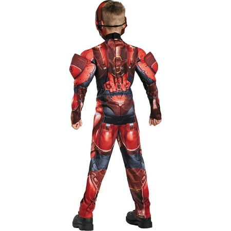 Red Spartan Muscle Child Halloween Costume