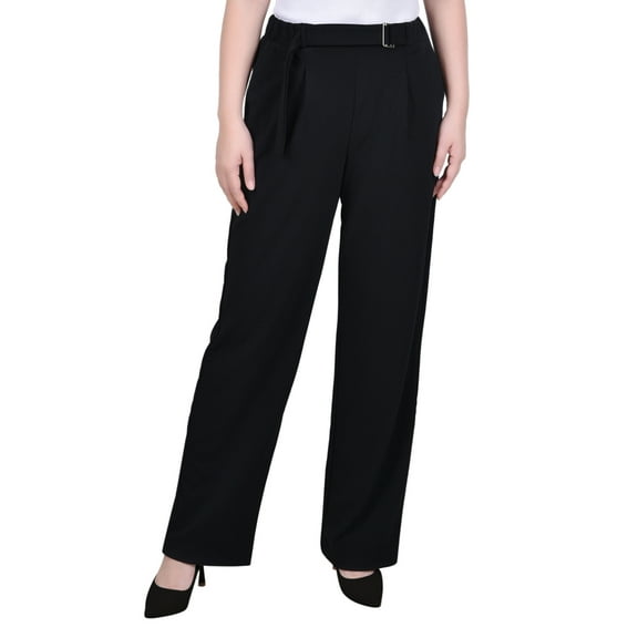 Belted Scuba Crepe Pants