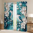 thumbnail image 2 of Erosebridal Blue Bird Curtains for Living Room,Flower Floral Curtains and Drapes (42Wx84L), 2 of 5