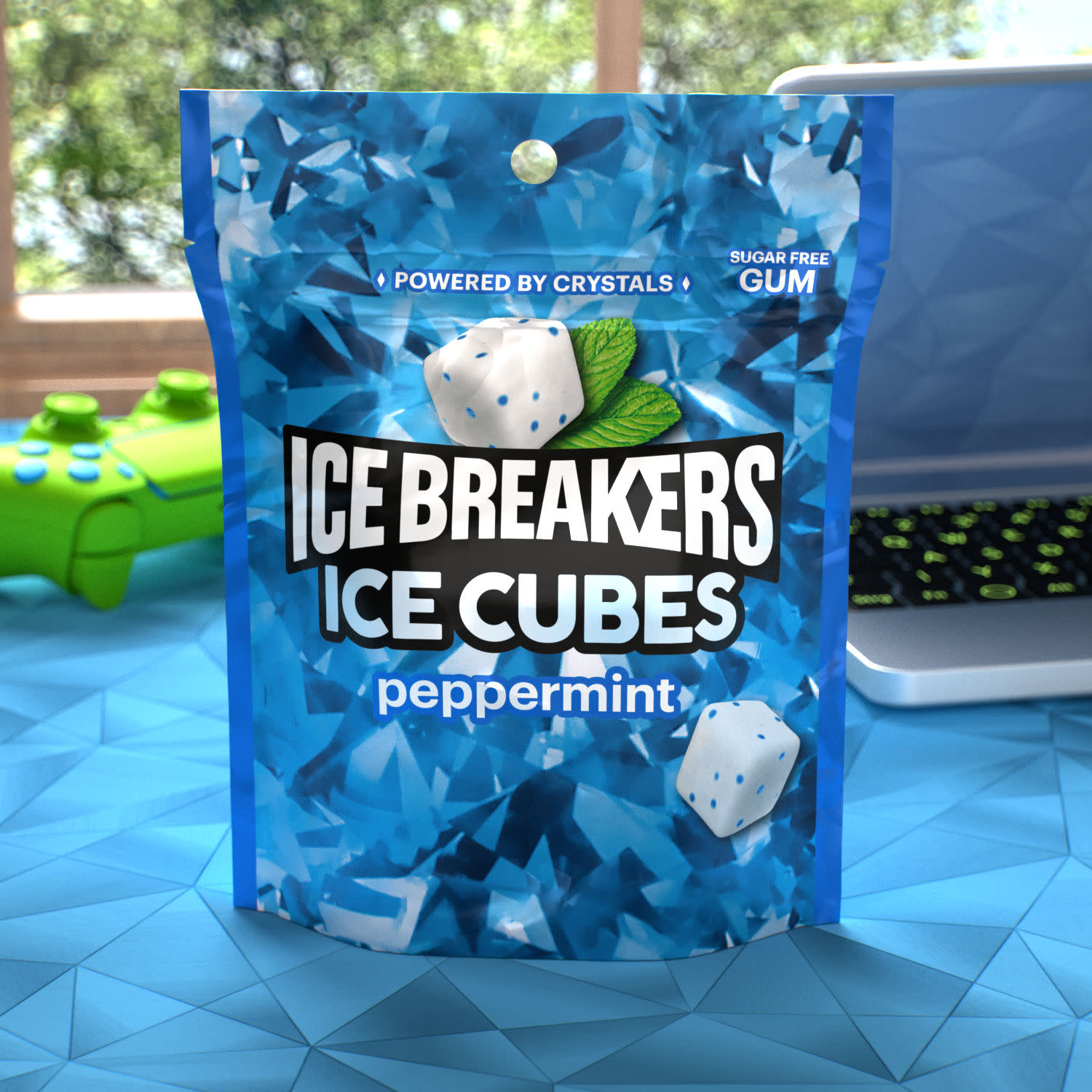 Ice Breakers Ice Cubes Peppermint Gum, 100 Pieces photo 5