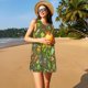 thumbnail image 3 of Balery Camping 1 Vestidos de verano para mujer con estampado: vestido holgado sin mangas, vestido playero informal y cómodo para días calurosos., 3 of 7