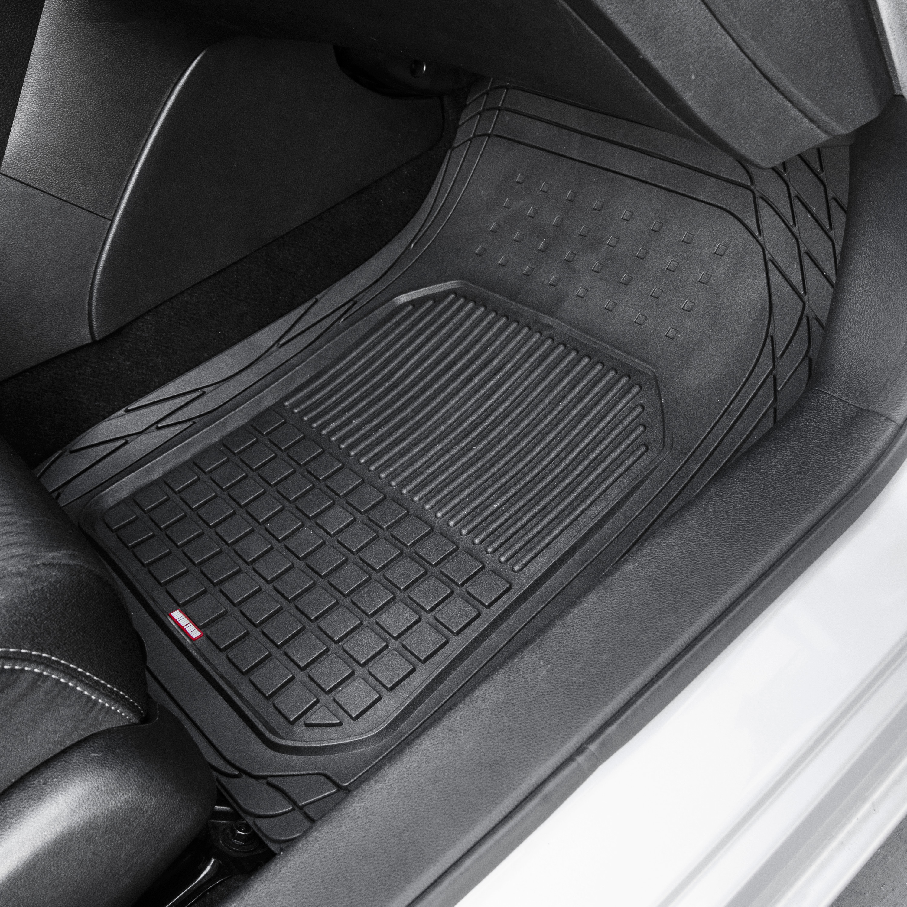 Motor Trend Rubber Car Floor Mats, Trim to Fit, Set of 4 photo 2