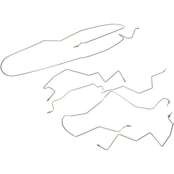 Dorman 919-022 Stainless Steel Preformed Brake Line for Specific Dodge Models (OE FIX)