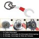 thumbnail image 2 of Kit de herramientas de extracción de casete de desviador de bicicleta Kit de reparación multifunción con látigo de cadena Herramientas compatibles de 5 a 11 velocidades para extracción de manivela,, 2 of 5