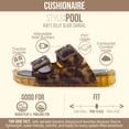 thumbnail image 2 of Cushionaire Pool-K Jelly Sandals for Girls, Water Friendly Slip-On Slides with Double Adjustable Buckles, Comfortable Everyday Wear Kids Sandals, 2 of 16
