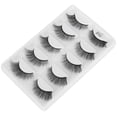 thumbnail image 3 of Pestañas postizas gruesas, 5 pares de pestañas postizas rizadas, densas y gruesas, maquillaje, pestañas postizas, innovación moderna, 3 of 9