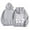 Grey, variant on Little Girls Hoodies Sweatshirts Winter Warm Printed Pullover Long Sleeve Hooded Pocket Sweatshirt Kids Clothing Khaki Size 6-7T