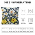 thumbnail image 5 of TIAOTIAOHOU Yellow and Blue Decorative Pillow Covers Daisy Sunflower Yellow Throw Pillow Cover for Couch Living Room Sofa Patio Outdoor You are My Dark Decor, 5 of 5