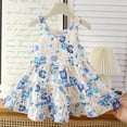 thumbnail image 4 of MEZZALL Girls Summer Floral Dress Casual Party Wear For Toddler Elegant Sleeveless A-Line O-Neck Boho Dresses, 4 of 4