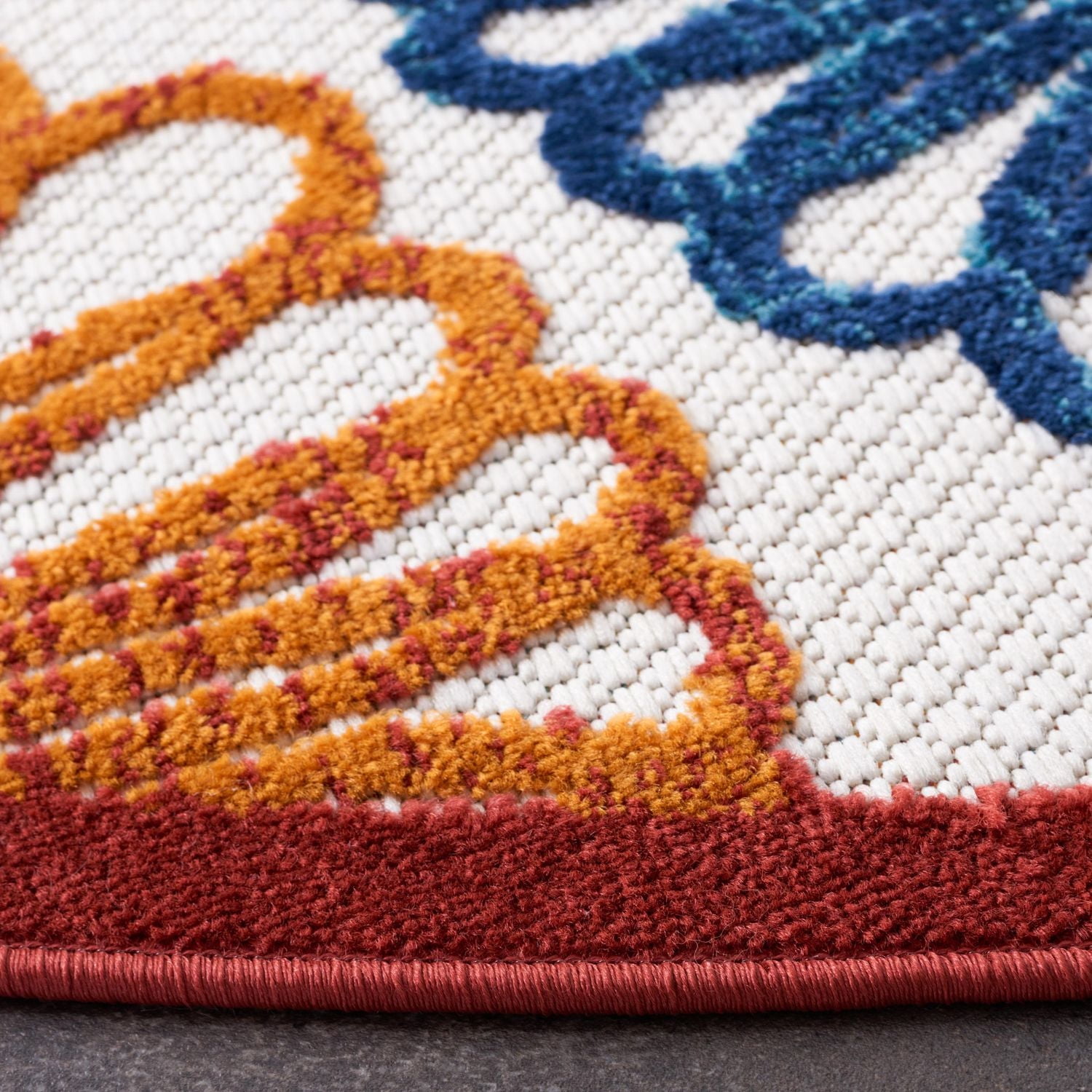 SAFAVIEH Cabana Aria Tapis Floral Extérieur