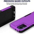 thumbnail image 6 of Motorola G Pure Heavy Duty Military Grade Hard Protection Shock Proof Grip for Motorola G Pure, Purple, 6 of 6