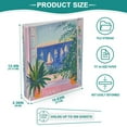 thumbnail image 3 of FORMRS 3 Ring Binder 1.5 inch with Pockets Set of 2 Clip Board 200 Sheets Capacity, Boat Seaside, 3 of 8
