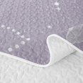 thumbnail image 5 of Erosebridal Boho Dragonfly Bed Spread Queen,Dreamy Flower Queen Coverlet Set,Lavender White,3pcs,1 Quilt and 2 Pillowcases, 5 of 7