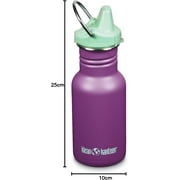 Klean Kanteen Kid Classic Narrow 12oz Stainless Steel Water Botle with Sippy Cap - Sparkling Grape