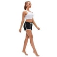 thumbnail image 5 of Geeksport Women's Yoga Shorts, Elastic Waist Running Athletic Shorts, Black XL, 5 of 6