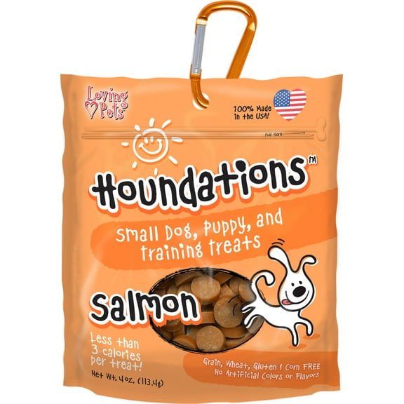 Houndations 4oz Small Dog, Puppy & Training Treats - Salmon