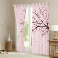 thumbnail image 3 of Manfei Pink Cherry Blossoms Blackout Curtains Set of 2 (52x84 Each) for Girls, Romantic Flower Floral Window Curtains, Japanese Style Curtains and Drapes, Curtains and Drapes Decor, 3 of 6