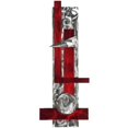 thumbnail image 1 of 7055 799975108049 l'Art de Mur en Métal de Charpentier - Rouge Bonbon, 1 of 2