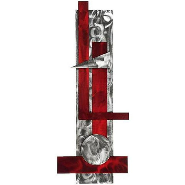 7055 799975108049 The Carpenter Metal Wall Art - Candy Red