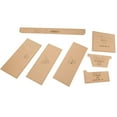 thumbnail image 4 of Plantilla acrílica para monedero, transparente, manual, bricolaje, modelo de billetera de cuero para billetera corta, 4 of 11