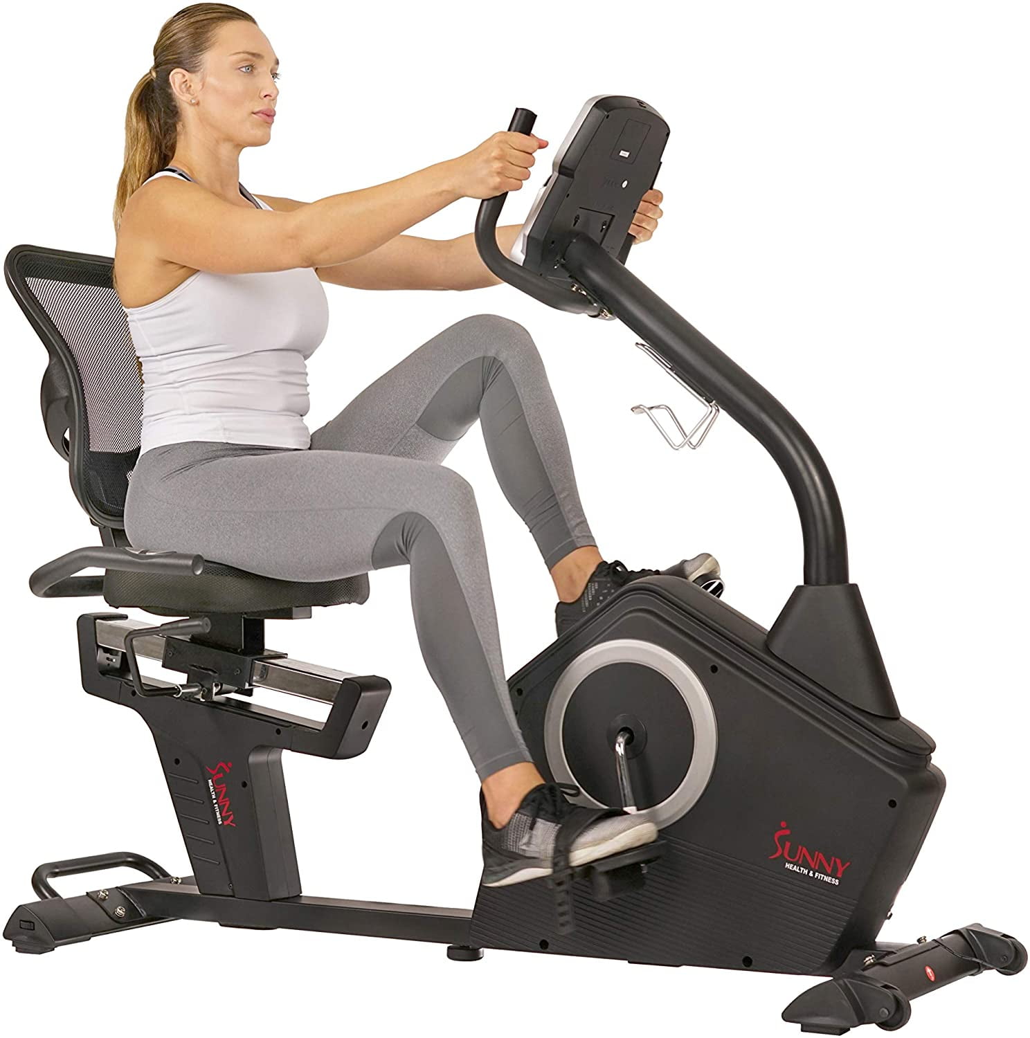 stationary bike with large seat
