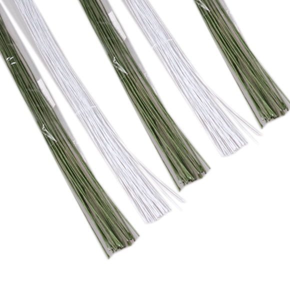 Coofit 250PCS Floral Stem Wire Flexible Colorful Floral Wire Floral Arranging Supplies