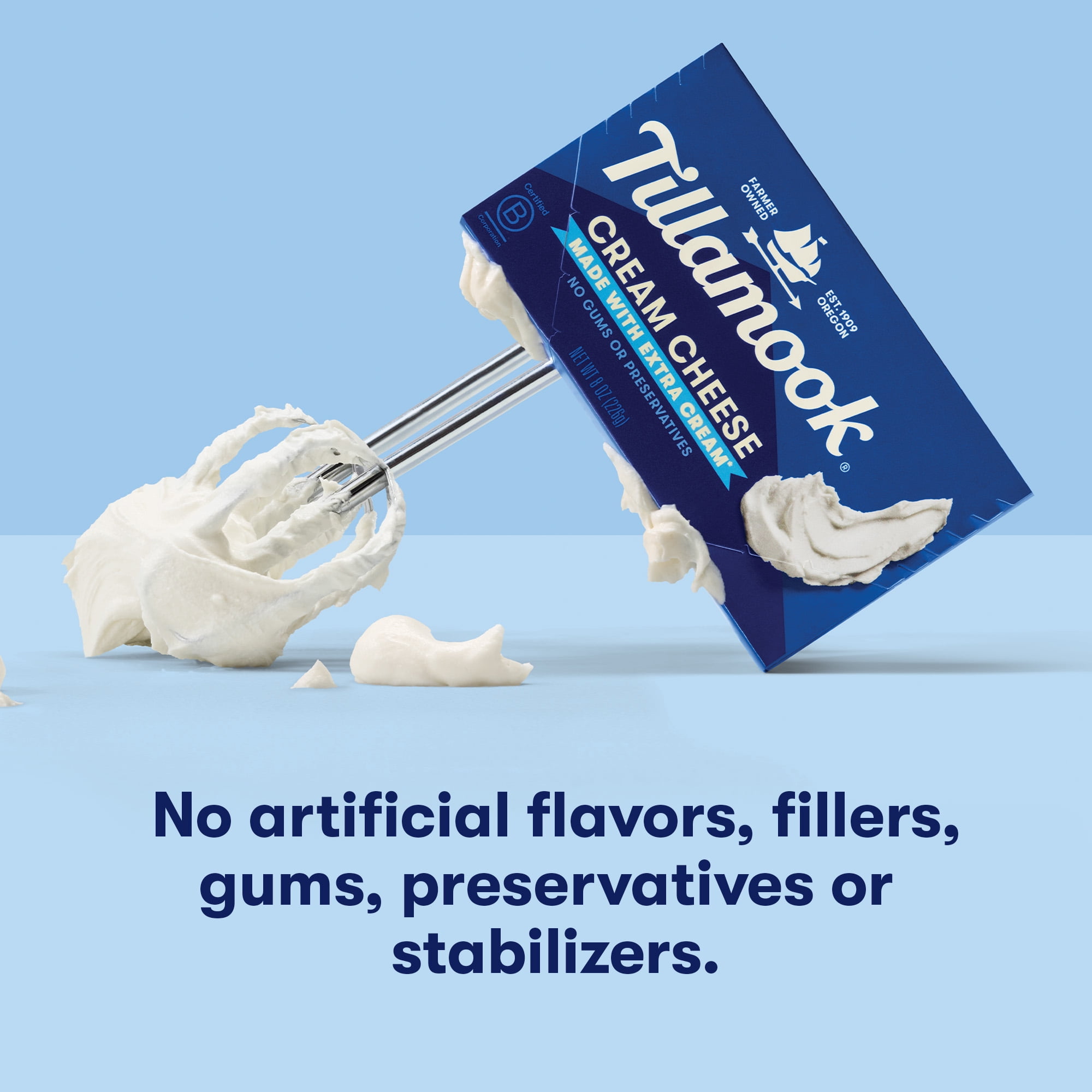 Tillamook Cream Cheese, 8 oz Brick