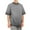 Grey, variant on cfhntfmh Oversized Tshirts for Men Loose Casual Round Neck Cotton Shirts Summer Comfy Short Sleeve Solid Workout Athletic Tops