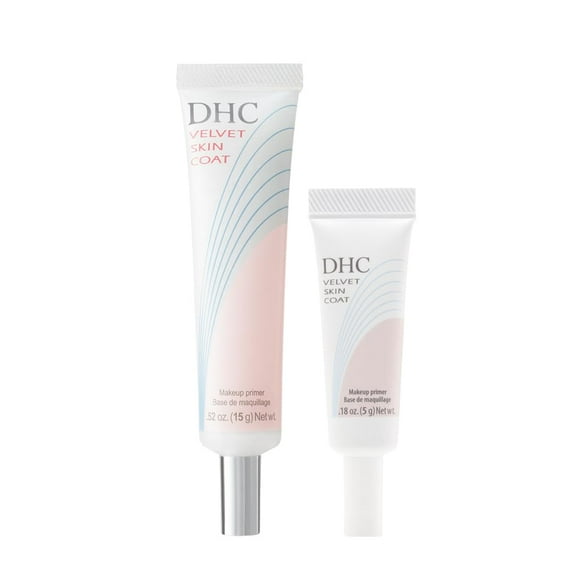 Primer DHC Velvet Skin Coat de 15 ml y tamaño de viaje de 15 ml