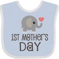 thumbnail image 3 of Inktastic 1st Mothers Day Boys or Girls Baby Bib, 3 of 4