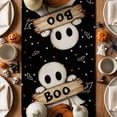 thumbnail image 4 of Smile Jack O Lantern Black Cat Boo Ghost Halloween Table Runner 13 x 72 Inch, 4 of 8