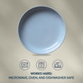 thumbnail image 6 of Corelle Stoneware 4-Piece Set of 30 oz Pasta Bowls, Service for 4, Nordic Blue, 6 of 8