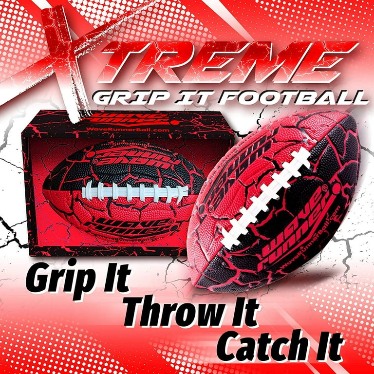 Wave Runner Grip It Waterproof Football, Size 9.25 - Water Football, Beach  Football, Kids Games, Beach Ball, Toys & Games - Special Grip Pattern