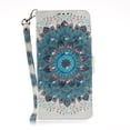 thumbnail image 3 of iPhone XR Case, iPhone XR 2018 Case, Allytech 3D PU Leather Protective Cover & Pocket Lanyard Wallet with Cards Holder, Support Kickstand Slim Case for Apple iPhone XR （6.1"）, Peacock Flower, 3 of 9