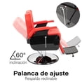 thumbnail image 3 of Sillón Barber Onof  SB-001 Hidráulico Silla Barbería Estética Rojo, 3 of 9