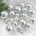 thumbnail image 4 of Bolas de plata claras grandes de 15 cm para decoración de árboles de Navidad, adornos para bodas, fiestas de Navidad para Año Nuevo 2023, decoración del hogar, regalo de Navidad, 4 of 5