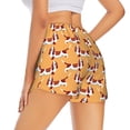 thumbnail image 3 of Goofa Dachshund Dog Puppy Printed Women 2 in 1 Running Shorts,Quick Dry Athletic Workout Shorts,High Waisted Athletic Shorts with Liner Pockets-XX-Large, 3 of 9