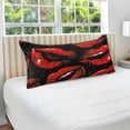 thumbnail image 5 of Sexy Red Lips Plush Pillow Case, Zippered Bed Pillow Pillowcases, Super Soft and Cozy Pillowcase Covers for Sleep Decor Giftsation - Queen Size 20x30in, 5 of 7