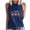 Navy, variant on Staron Women Graphic Print Tank Tops Sleeveless Round Neck Casual Loose Beach Holiday Summer Tops, Wine XL