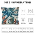 thumbnail image 5 of Qinduosi Style Throw Pillow Case Sea Theme Decorative Square Cushion Cover for Pillow , Nautical Pillow Covers White, 5 of 5