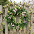 thumbnail image 4 of Spring Themed Artificial Butterfly Wreath 42 Cm, Colorful Foliage Door Window Hanging Decoration, Lifelike Plastic Butterflies, Full Ready To Hang Display For Home Shop Venue, Long Lasting, 4 of 7