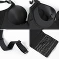 thumbnail image 7 of Qwertyu Womens Bras Padded Bra Push-Up T-Shirt Bra Complexion Black 42CDF, 7 of 7