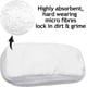 thumbnail image 4 of Hard Floor Cleaning Cloth Pads Compatible with Morphy Richards 720020 70495 9 in 1 Steam Cleaner Mop (Pack of 4), 4 of 5